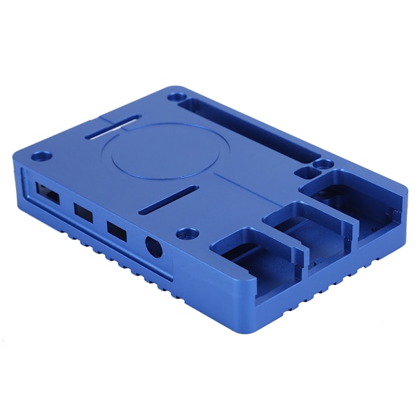 Aluminiumlegeringsskal til Raspberry Pi 4 Model B Passiv Køling Skal Computer TilbehørBlå