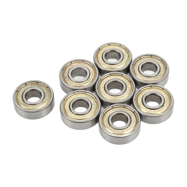 8 stk 608ZZ kuglelejer ABEC 11 kulstofstål forseglede skateboardlejer 8x22x7mm til rulleskøjter dansebrætter