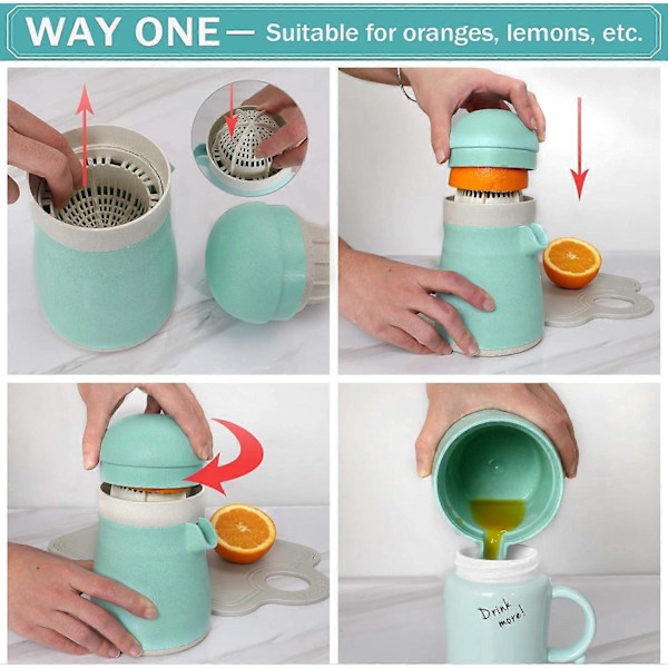 Citronpresser Citrus Appelsin Citron Juicer Manuel Presser, Citron Citrus Håndpres Limepresser Jui