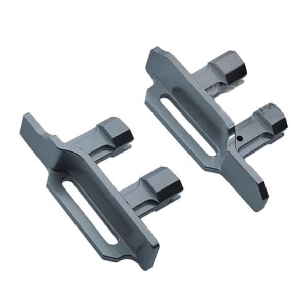 RC bil batteriholder aluminiumslegering batterifeste med stropp for Maxx 1/10 RC biler