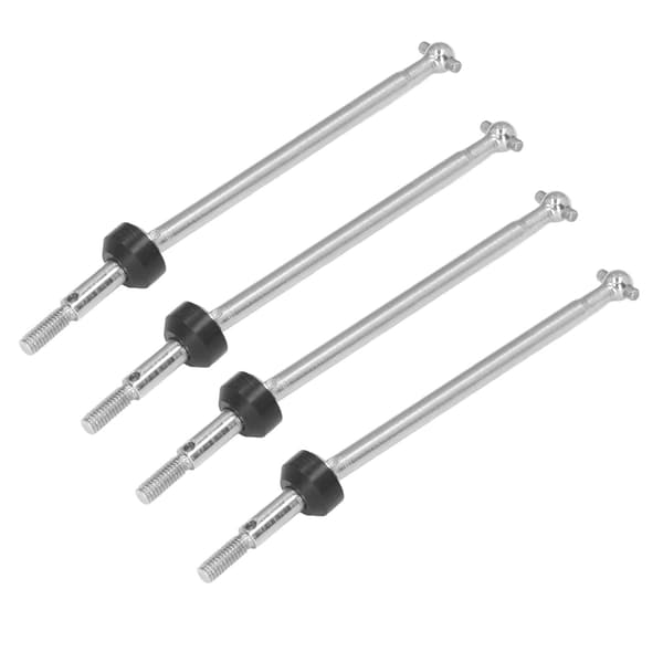 4 stk. RC Front CVD Drivaksel til Wltoys 1/10 RC Bil Glat Kørsel Rustbeskyttelse Stål RC Drivaksel