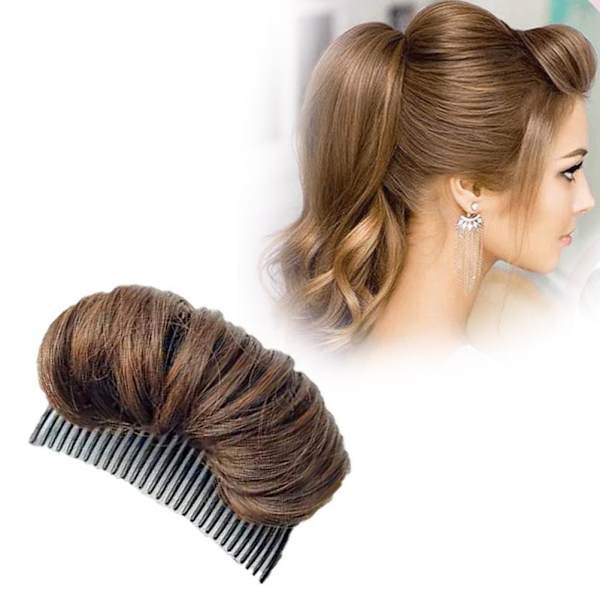 Volym upp Frisyr Clip Bun Maker Insert Tool Multi hårtillbehör