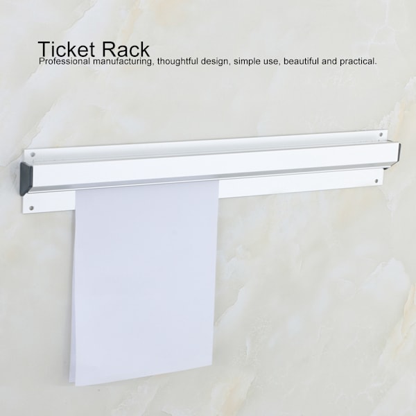 Aluminiumlegering Regning Mappe Vægmonteret Billet Rack Holder Kvittering Hængende Rack 50cm