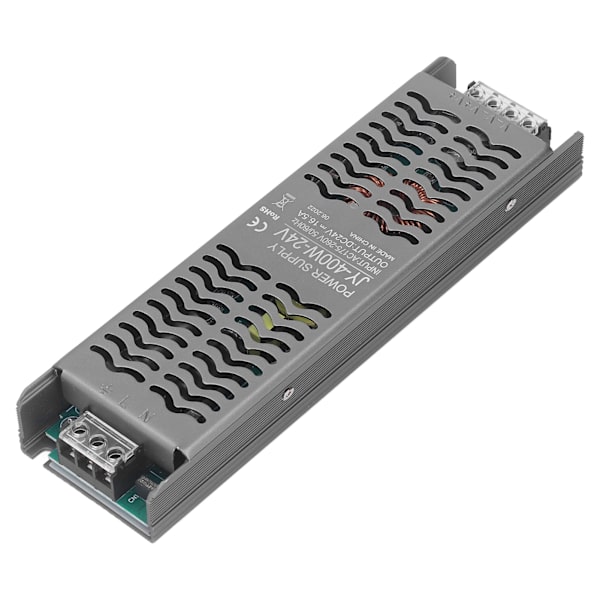 LED-driver 400W DC 24V IP20-beskyttelse Hurtig varmeafledning LED-transformator LED-strømdriver AC 175‑260V