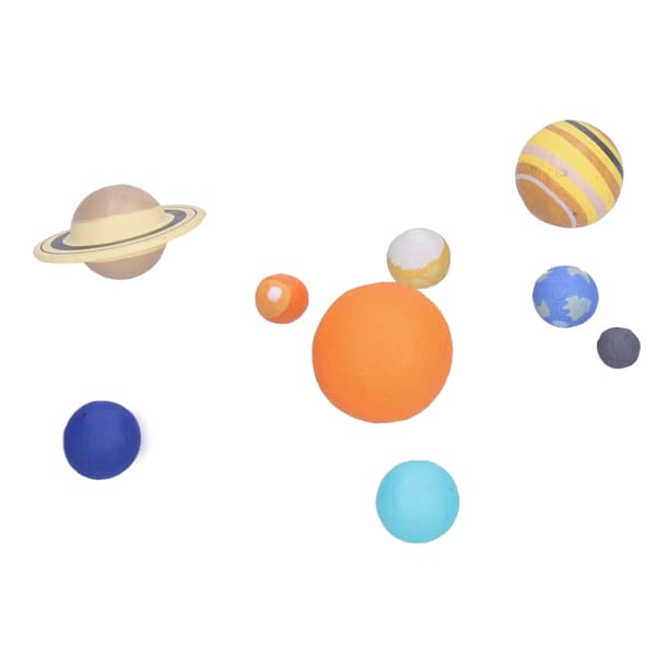 9 stk. Solsystem Undervisningsmodel Planetmodel Astronomi Videnskab Pædagogisk Modelsæt