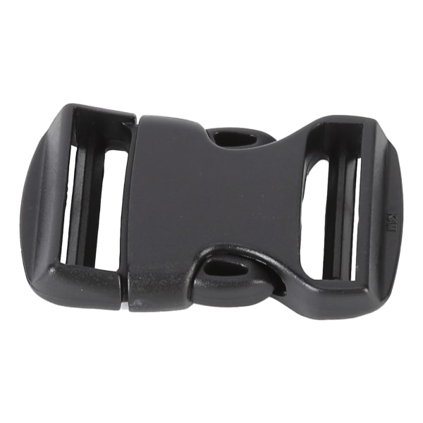 5 stk hurtigspenne plast dobbel justerbar stroppspenner erstatning DIY Craft for ryggsekk SvartFor 25mm bredde stropp
