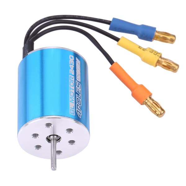 2430 8200KV 4-polig sensorlös borstlös motor med ￠2mm axel för 1/16 1/18 RC modellbil