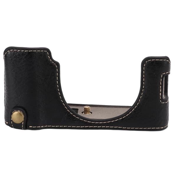 Kameraväska PU-material Passform Robust struktur Retro Utsökt kameraskyddsfodral för X100VBlack