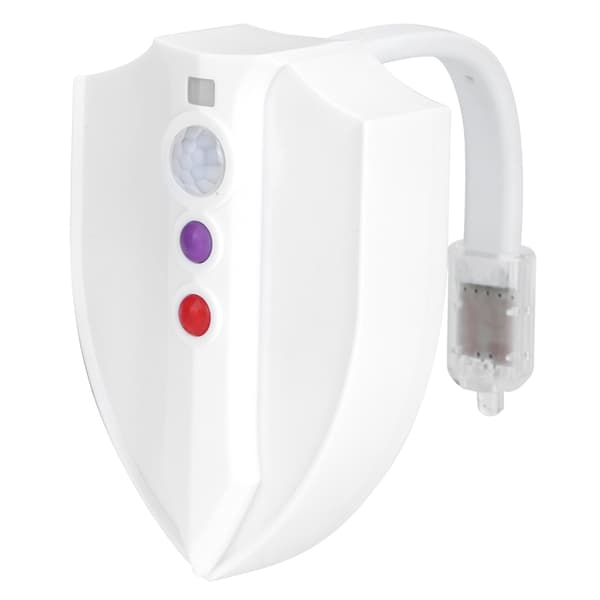 Vanntett toalettlys bevegelsessensor LED nattlampe med UV-lys for baderom