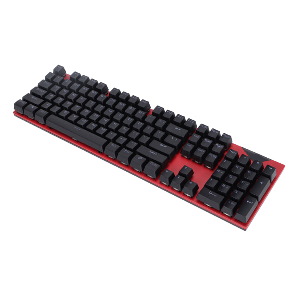 Mekanisk tastatur Hot Swap Rød Switch To farver Injection USB Port 104 nøgler PC Gaming Keyboards til hjemmekontor PCRed