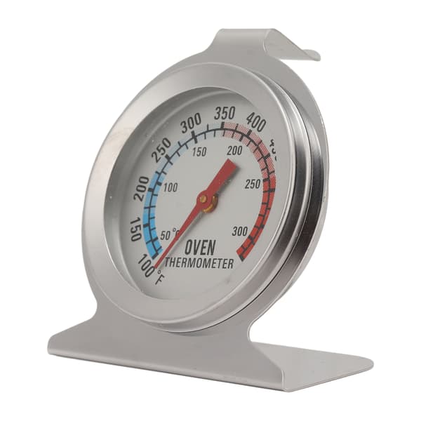 Ovnstermometer Enkel Skala Rustfritt Stål Koketemperaturmåler for Baking