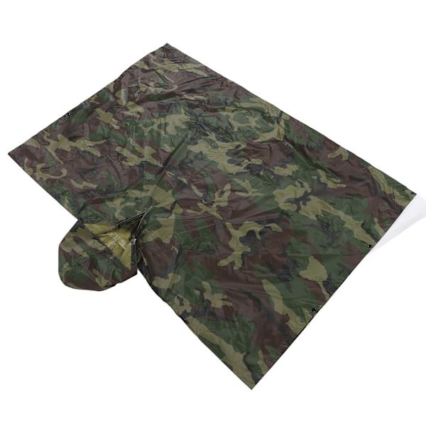 UUSI Vedenpitävä armeijan hupullinen Ripstop Metsästys Leirintäalue Patikointi Sotilaallinen sadeponcho