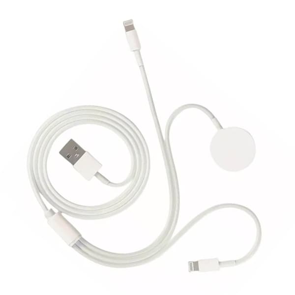 Ur Oplader ABS PC 3 i 1 Bærbar Magnetisk Trådløs Oplader til IOS Ur 5V 1A