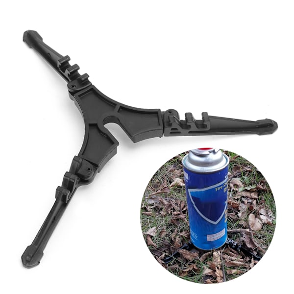 Gasoltankfäste Camping Bärbar Fällbar Gasoltank Basstöd för Utomhusaktivitet BBQ