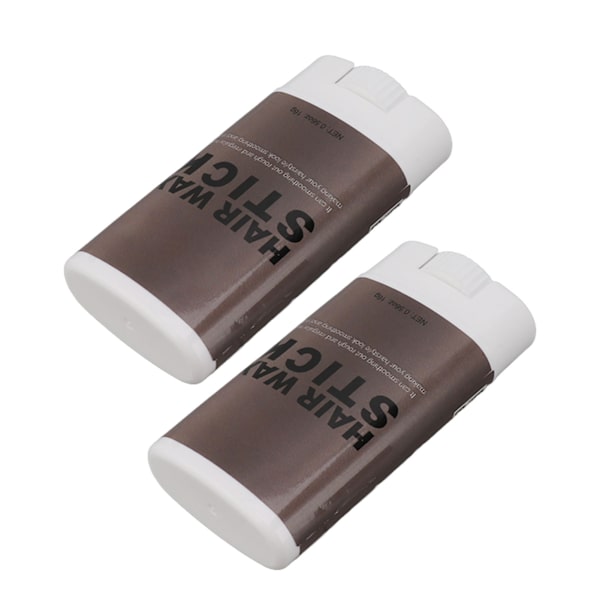 2 stk Hårstivingsstift - Varig Glatt Stylingvoks for Flyve Hår og Krøller 0,6oz