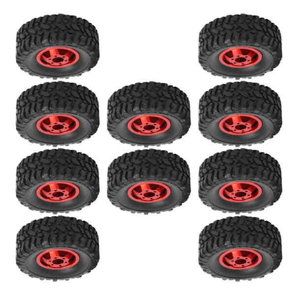 6WD gummihjul aluminiumslegering hjulnav til WPL B24 B36 1/16 RC bil opgradering del rød