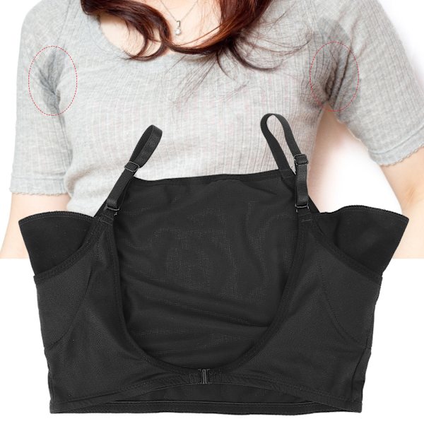 Unisex Återanvändbar Tvättbar Armhåla Svett Underarm Svettabsorberande Snabbtorkande VästM