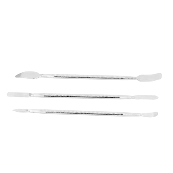 3st Metall Spudger 2 Ändar Reparationsöppningsverktyg Kit Universellt för Mobiltelefon Surfplatta Laptop