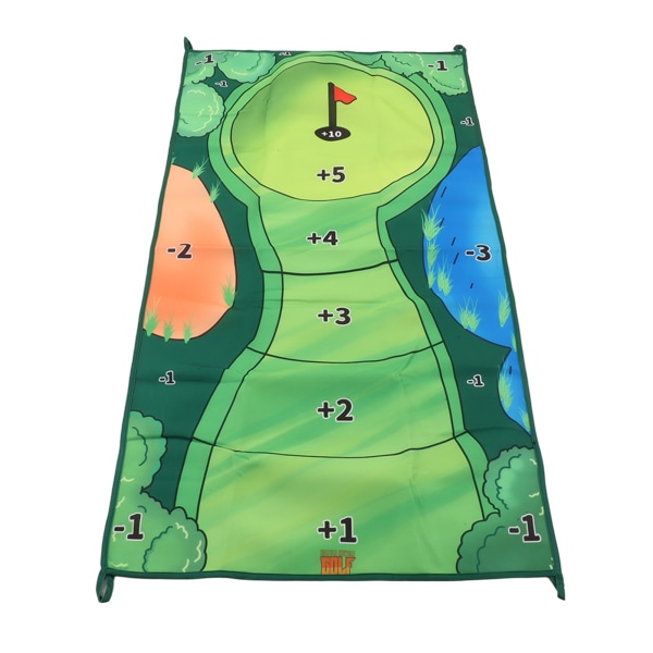 Chipping Game Mat Interaktivt Kastespil Rullende Bærbar 0,3 cm Tykkelse Stick Chipping Mat Sæt