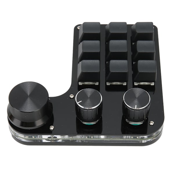 Yksikätisen makro-mekaaninen näppäimistö RGB Mini Wired USB OSU 9 näppäintä USB Mini Macro Gaming Keypad tietokoneelle