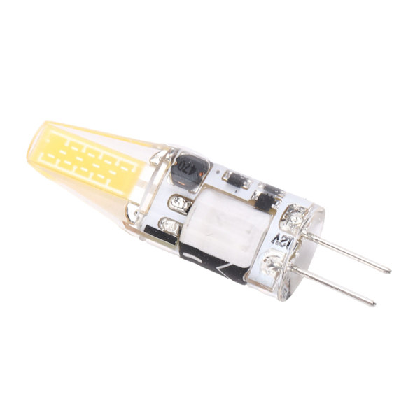 G4 COB lyspære 3W 400LM 2-pins pære for lysekrone Taklampe Bordlampe AC/DC 12V Naturlig lys 4000-4500K