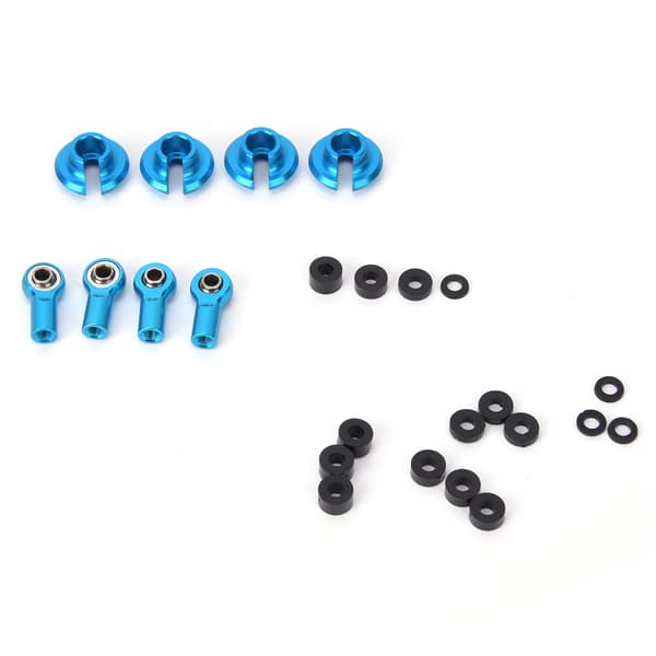 Link Rod End Kuleledd RC Reservedeler Tilbehør for 1-10 ECX 2-hjulsdrift RC Bil Blå ECX1038B