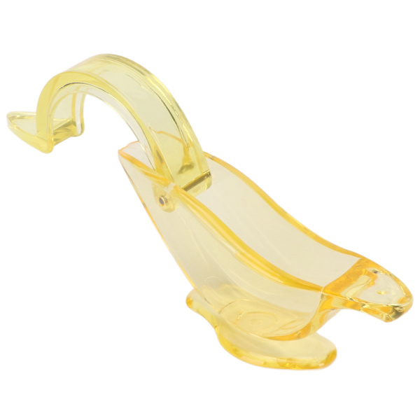 Citronskiva Juicer Bärbar fågelform Akryl Manuell fruktpressare för hem kök Bar Gul 5st