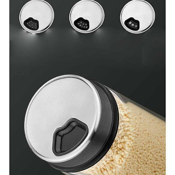 Salt- och pepparströare med justerbara hällhål - Perfekt dispenser för dina salter, 300 ml