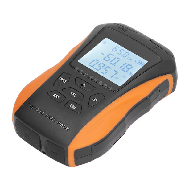 Optisk effektmätning 5KM 4 i 1 ‑70 till +6dBm Bärbar optisk fiber effektmätning Universal Interface Fiber Tester