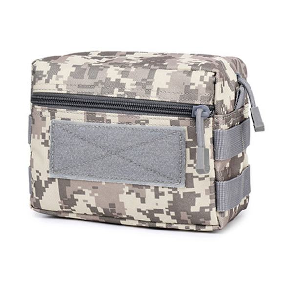 Utomhus Sport Midjeväska Fanny Pack Multifunktionell Vandring Fiske Medicinsk Midjeväska ACU Camo