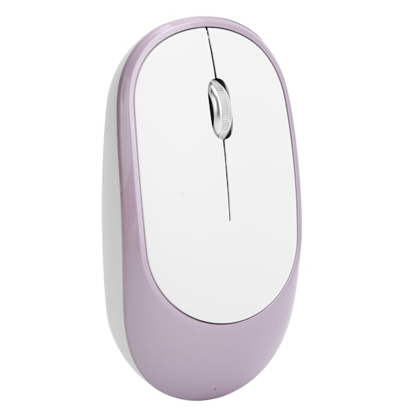 Trådløs mus DPI justerbar oppladbar optisk datamaskin ekstern enhet med USB-mottaker lilla
