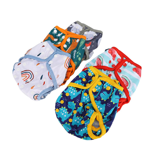5 stk. Baby stofble bleer covers justerbar vaskbar genanvendelig til baby piger og drenge