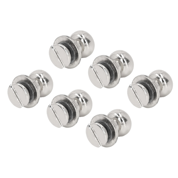 200 sæt munkerivet med høj glans, glattere 10x8mm udsøgt håndværk læder DIY håndværk forsyninger til DIY tøj tasker sølv