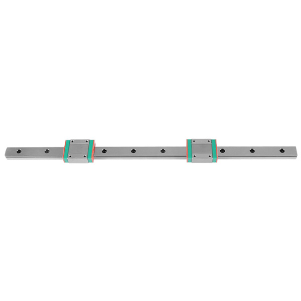 1 stk. 400mm/15,7 tommer stål høj præcision miniature lineær skinner guide med 2 blokke