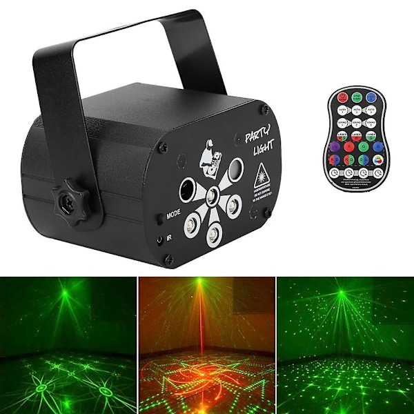 USB Lydaktiveret LED Party Lys Diskolys