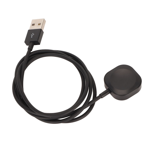 Lader for Apple Watch Series 8 7 6 5 4 3 2 1 SE - Bærbar USB magnetisk trådløs ladekabel for hjem, reise og kontor - Svart