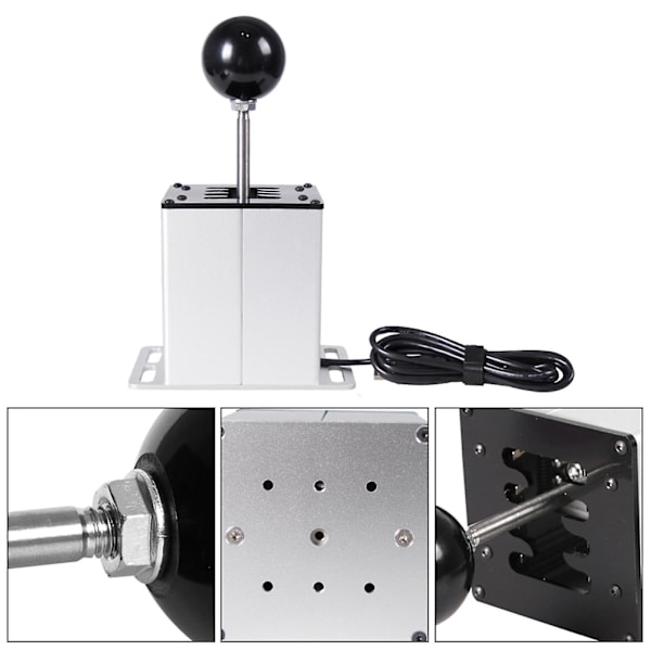 USB Simulator Växelspak Windows för Thrustmaster T300RS/GT Ratt 7+R--
