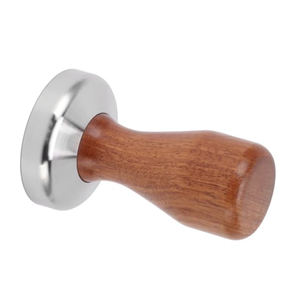 Kaffetamper Multifunktionel 304 Rustfrit Stål Flad Base Kaffepulver Bønne Pres Hammer til Kaffefremstilling 58mm/2.28in