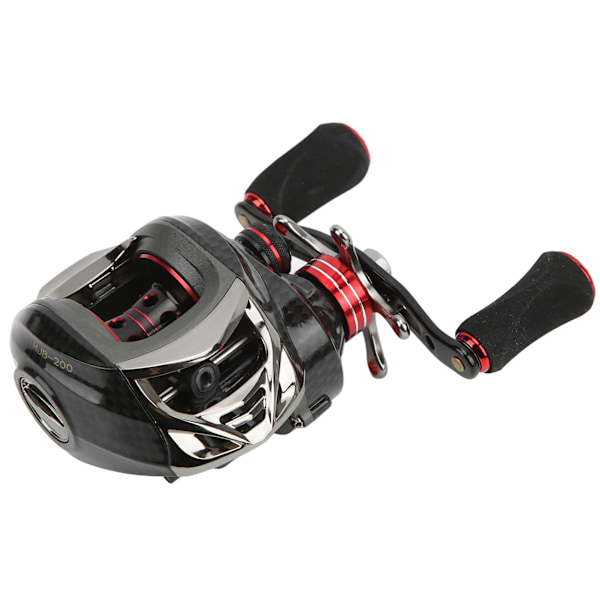 Baitcasting-rullar Metall 18+1BB 6.3:1 Växelkvot Hög Hastighet Fiske Rulle Lång Gjutning för Fiske TillbehörHJB200‑1 Vänster Hand