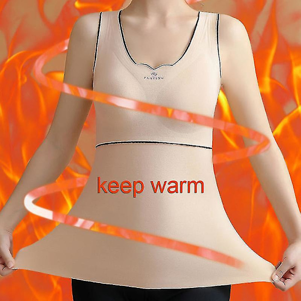 Smallast Slim Fit Seamless Camisole Väst med Inbyggd BH för Kvinnor