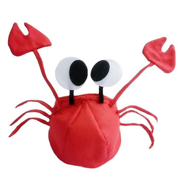 Ocean Animal Krabbehatt - Morsom Fiske Kostyme for Under Havet Fest av Funny Party Hats