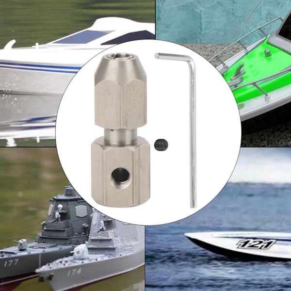 Electric Boat Drive Shaft Connector Connector Tilbehørsdeler for RC Electric Boat Model4cm