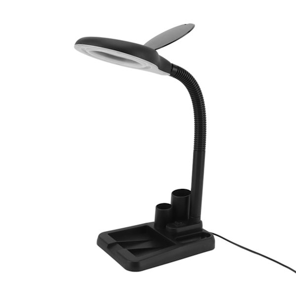 LED-förstoringsglas med ljus 9 nivåer ljusstyrka justerbar 3 färgtemperaturer gåshals dimbar belyst förstoringsglas