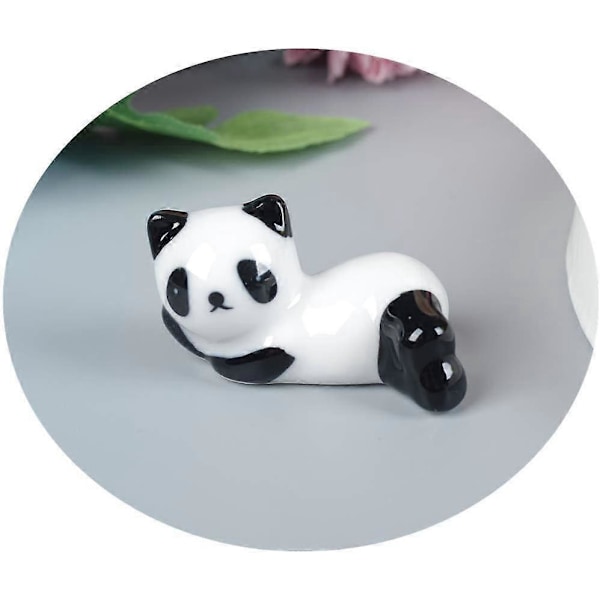 2025 Egnet 6 stk. Sød Keramisk Panda Spisepinde Hvile Stativ Holder til Spisepinde, Keramisk Vare Spisepinde Stativ Hvile