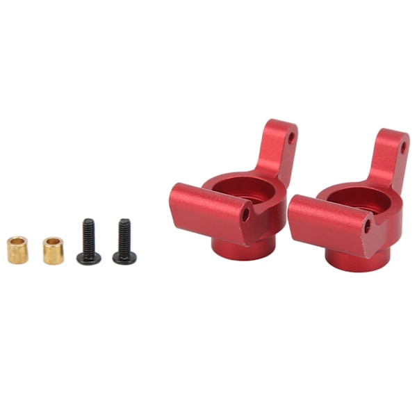 2PCS RC Bakre Stubaxelhållare för Remo Smax 1621 1625 1631 1635 1651 1655 A2505 1/16 RC Bil Röd
