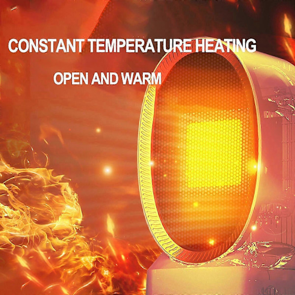 Bärbar Sladdlös Värmare Effektiv & Intelligent Konstant Temperatur XL Svart