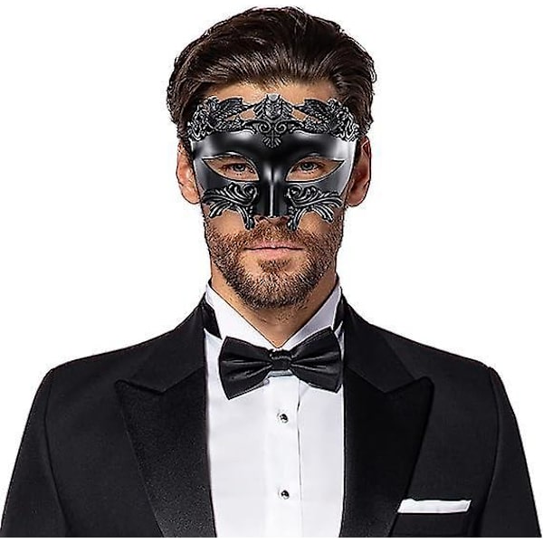 Antik grekisk spartan krigare maskeradmask för män