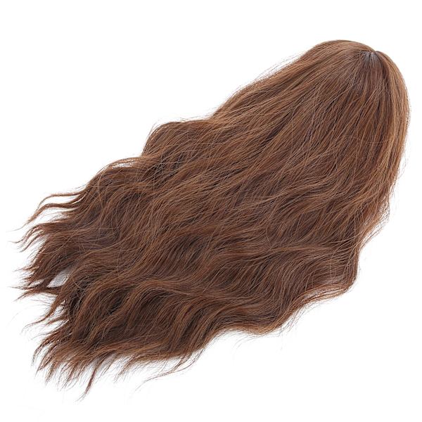 LC6012 50cm Damperuk Värmebeständig Kvinnors Hårdel Lång Lockig Syntetisk Kvinnlig Falskt Hår Cosplay Peru