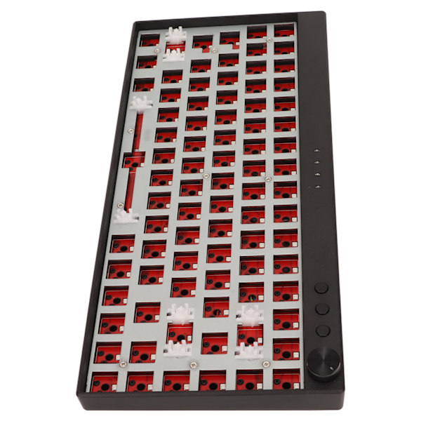 Mekanisk tangentbordssats 84 tangenter DIY RGB-belysning Hot Swap Trådlös 2.4G BT 3.0 5.0 Typ C Trådbundet Anpassat tangentbord för Win Svart