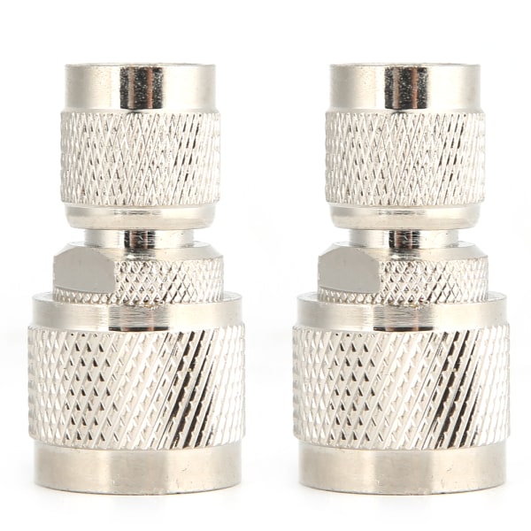 2 stk 50 ohm N han til TNC han stik lige adapter til antenner Broadcast radioer